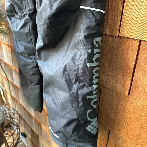 Like New Columbia Bold Black Omni-Heat Insulated Snow Pants in Youth Large - Picture 6 of 14